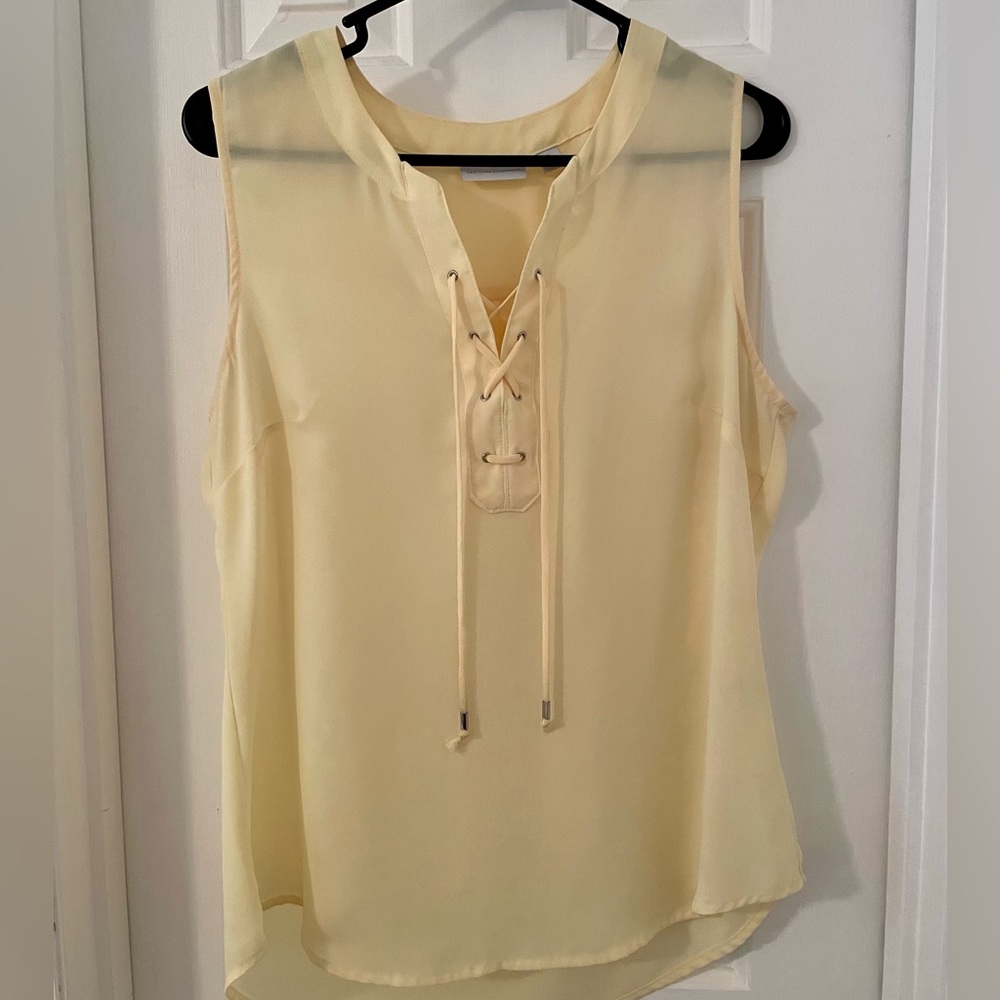 New York & Company sleeveless blouse